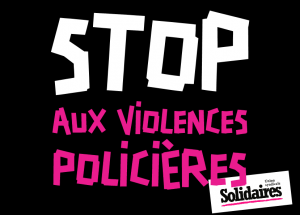 visuel Solidaires - violences policières 2023